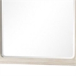 Rozie Dresser Mirror- Bevelled Accents- Light Brown Solid Wood 36x40