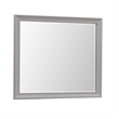 Limi Dresser Mirror- Brushed Gray Solid Acacia Wood- 43 Inch
