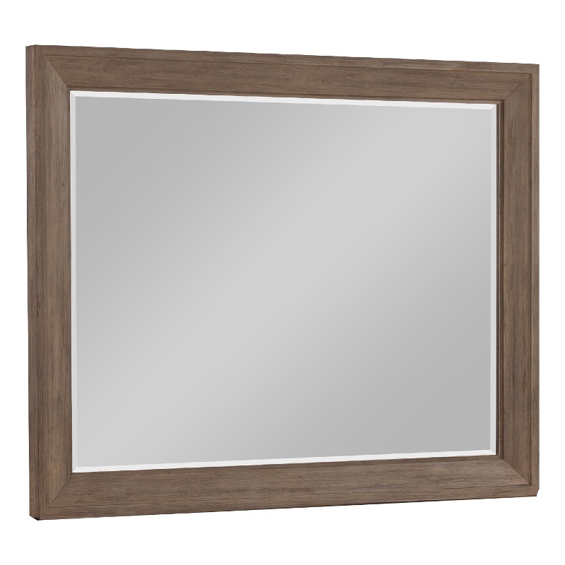 Henry Dresser Mirror- Vintage Mocha Brown- Picture Frame Molding- 39x50