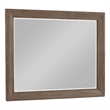 Henry Dresser Mirror- Vintage Mocha Brown- Picture Frame Molding- 39x50