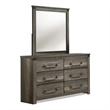 Bry 4pc Farmhouse Queen Complete Bedroom Set- Rustic Gray