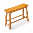Amber Counter Height Bench- Backless Seat- Honey Oak Brown Acacia Wood