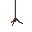 Moy 3 Tier Coat Rack with 10 Hooks- 72 Inch Dark Brown Solid Wood