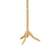 Moy 3 Tier Coat Rack with 10 Hooks- 72 Inch Natural Brown Solid Wood