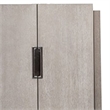 Gris Sideboard Server- 4 Doors w Metal Handles- 60 Inch Stone Gray