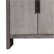 Gris Sideboard Server- 4 Doors w Metal Handles- 60 Inch Stone Gray