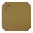 Jeny Coffee Table- 35 Inch Square Top with Rounded Corners- Yellow Brown