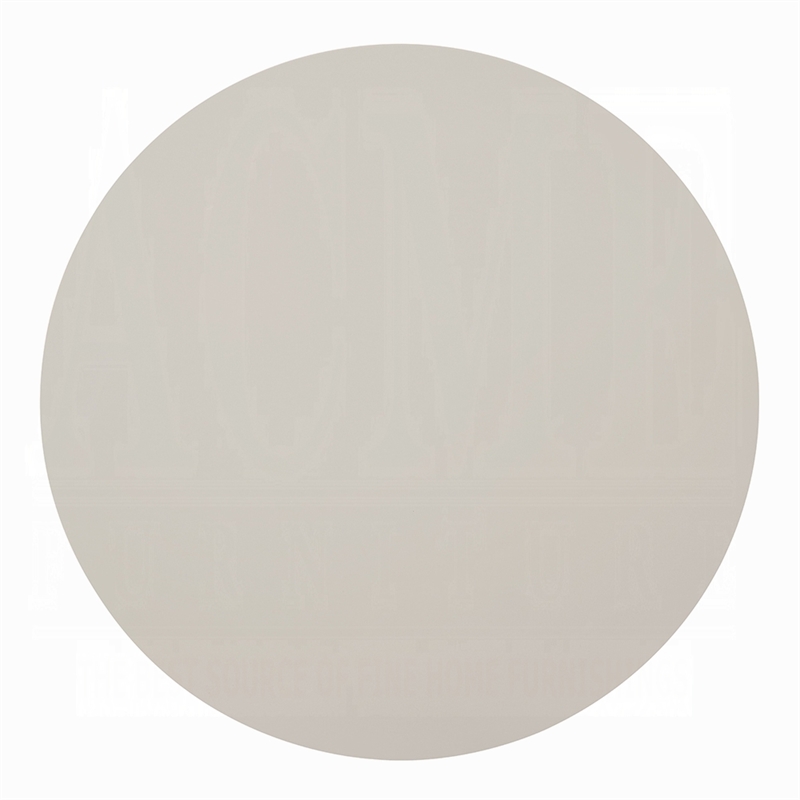 Jeny Side End Table- 24 Inch Round Top with Pedestal Base- Light Gray