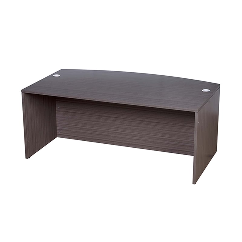 Pery Front Desk Shell- 71 Inch- Modesty Panel- Driftwood Smoke Gray