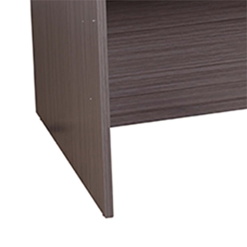 Pery Front Desk Shell- 71 Inch- Modesty Panel- Driftwood Smoke Gray