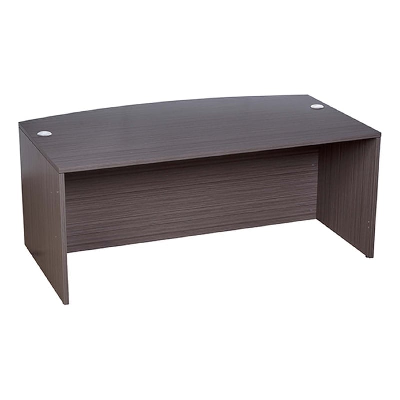 Pery Front Desk Shell- 71 Inch- Modesty Panel- Driftwood Smoke Gray