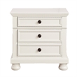 Queen Bedroom Set-White-Storage Bed with Drawers- 2-Piece Set Bed and Nightstand