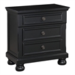 Queen Bedroom Set- Black-Storage Bed with Drawer-2-Piece with Bed and Nightstand