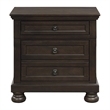 Queen Bedroom Set-Brown-Storage Bed with Drawer-3-Piece with Bed-Two Nightstand
