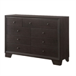Queen Bedroom Set-Wood Design-Brown-4-Piece Set with Bed- Nightstands-Dresser