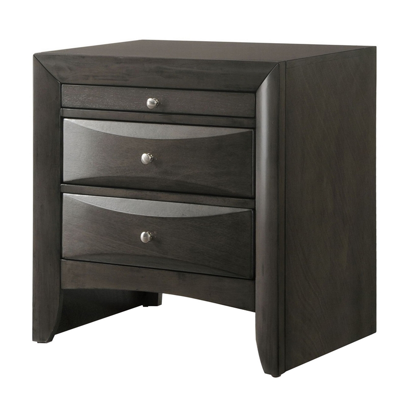 Queen Bedroom Set-Storage Bed with Drawers- 4-Piece Set-Bed-2 Nightstand-Dresser