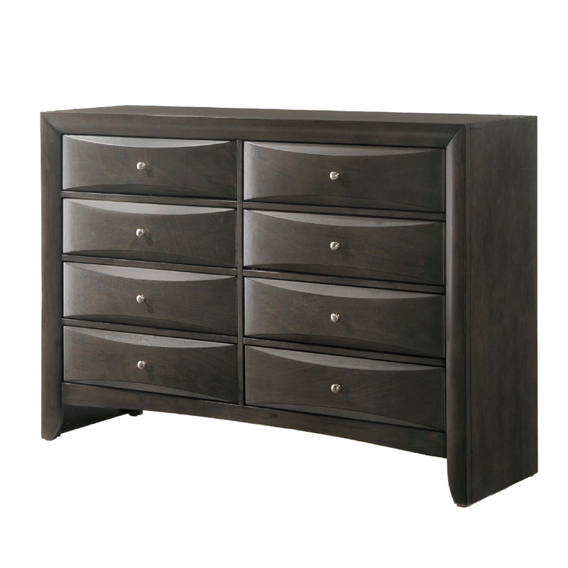 Queen Bedroom Set-Storage Bed with Drawers- 4-Piece Set-Bed-2 Nightstand-Dresser