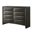 Queen Bedroom Set-Storage Bed with Drawers- 4-Piece Set-Bed-2 Nightstand-Dresser