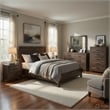 Queen Size Bedroom Set- White Finish- 5-Piece Set with Bed and Two Nightstands