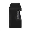 Dori LED Fireplace TV Stand Cabinet with Bluetooth Speaker- 71 Inch Black