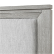 Ion King Bed- Storage Footboard- Picture Frame Moldings- Gray Wood