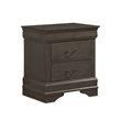 Queen Bedroom Set-Panel Headboard-5-Piece Set with Bed-2Nightstand-Dresser-Chest