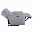 Jero Power Motion Recliner Sofa- 2 Seater- USB Port- Gray Faux Leather