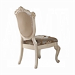 Cheny Dining Side Chair Set of 2- Faux Leather- Baroque Pearl Beige