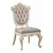 Cheny Dining Side Chair Set of 2- Faux Leather- Baroque Pearl Beige