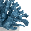 Davy Expansive Faux Coral Accent- Clear Glass- Rich Blue Polyresin 10 Inch
