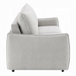 Jona Folding Back Sofa with Sleeper- Memory Foam Mattress- Beige Chenille