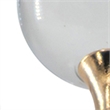 Tammy Atomic Ball Accent with 6 Glass Spheres- Gold Iron Stems- 8 Inch