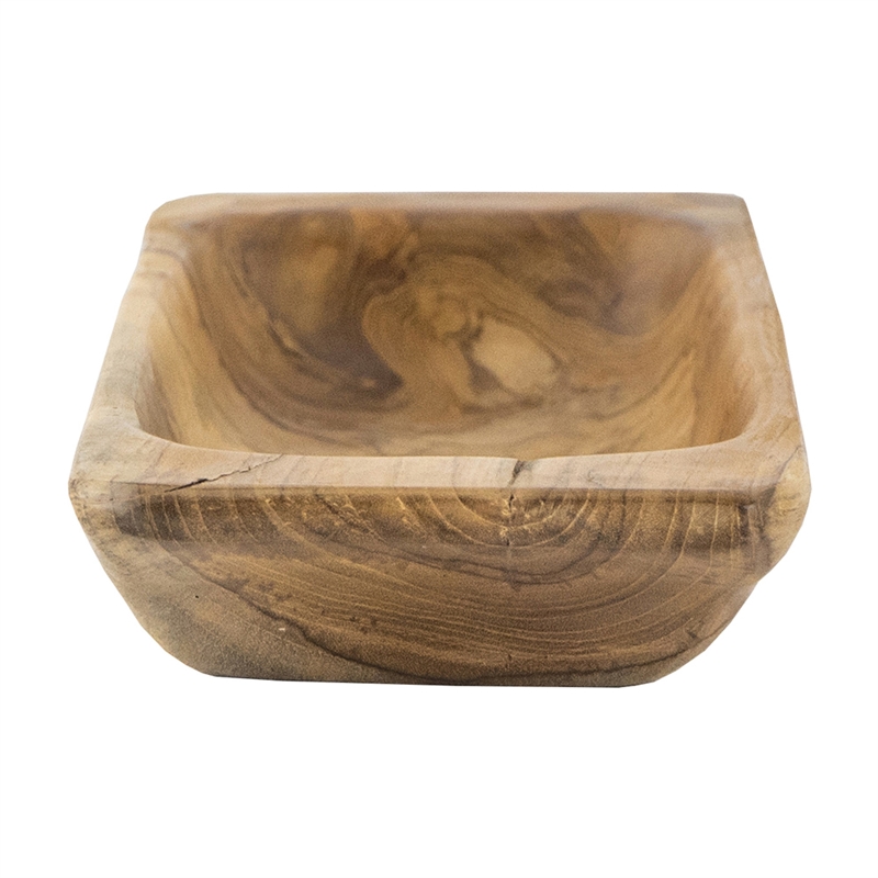 Mepo Display Serving Accent Tray- 19 Inch Natural Brown Teak Wood