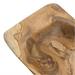 Mepo Display Serving Accent Tray- 19 Inch Natural Brown Teak Wood