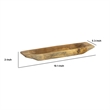 Mepo Display Serving Accent Tray- 19 Inch Natural Brown Teak Wood