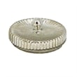 Scented Soy Wax Candle w Lid- Elegant Ribbed Glass Jar- Earl Gray