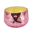Myla Scented Soy Wax Candle- Round Glass Vessel- Luxe Rose Gold