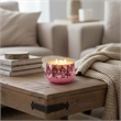 Myla Scented Soy Wax Candle- Round Glass Vessel- Luxe Rose Gold