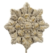 Deki Sculptural Tabletop Decor- Ice Flake Accent Star Shape- Gray