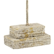 Deki Sculptural Tabletop Decor- Ice Flake Accent Star Shape- Gray