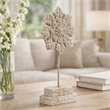 Deki Sculptural Tabletop Decor- Ice Flake Accent Star Shape- Gray