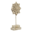 Deki Sculptural Tabletop Decor- Ice Flake Accent Star Shape- Gray