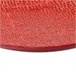Decorative Tabletop Accent Plate- 20 Inch Red Gold Speckled Finish