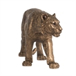 Tiger Statue Decor- Realistic 11 Inch Bronze Polyresin Sculpture