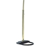 84 Inch Accent Arch Floor Lamp- Hanging 4 Square Crystal Shades- Gold