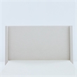 Sely Queen Size Bed with Wingback Headboard- Ivory Chenille Upholstery
