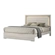 Queen Bedroom Set- White Wash- Stone Gray- 3 Piece Set with 2 Nightstands