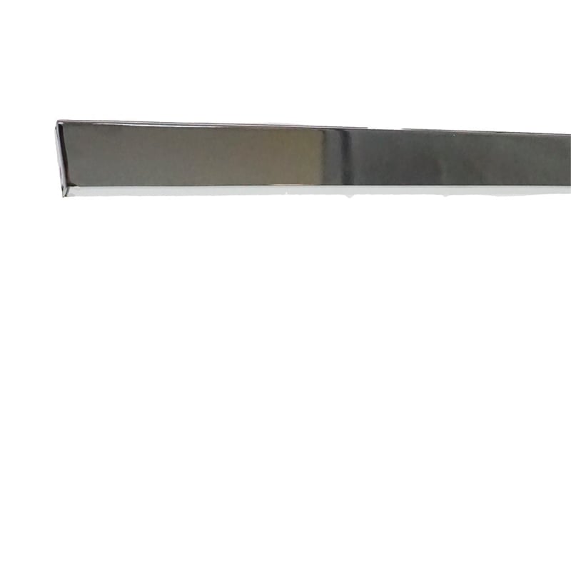 L Shaped LED Desk Lamp- USB and Power Outlet- Rocker Switch- Chrome Metal