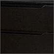 Queen Bedroom Set- Black Wood- 3 Piece Set with 2 Nightstands