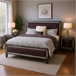 Queen Bedroom Set- Gray- Nickel Wood- 3 Piece Set with 2 Nightstands